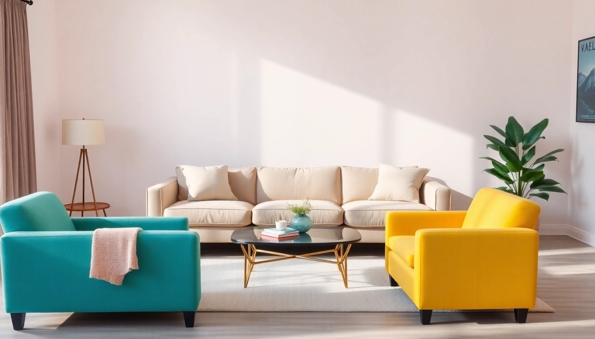 Czy krzesła muszą być w kolorze kanapy