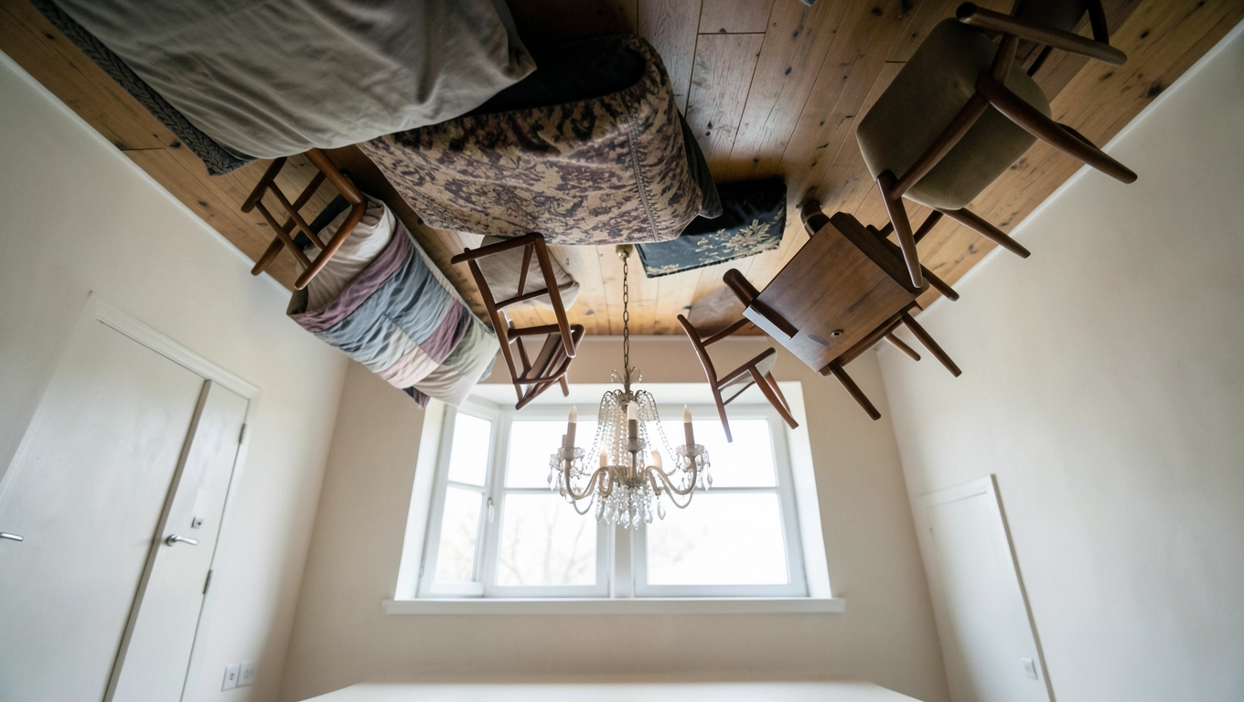 dom do góry nogami szymbark