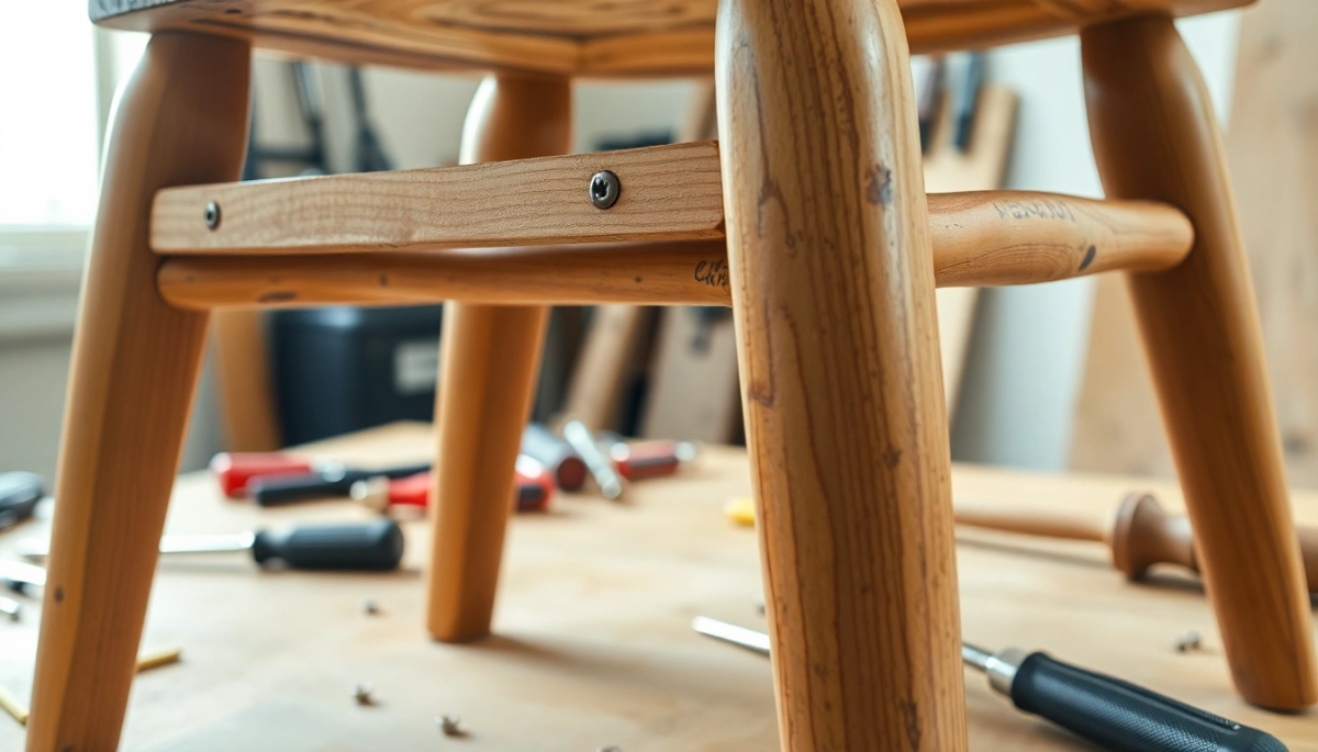 Jak rozkleić krzesło