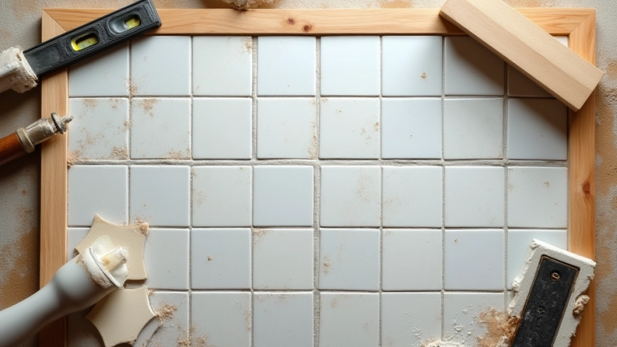 jak zrobić blat stołu z płytek