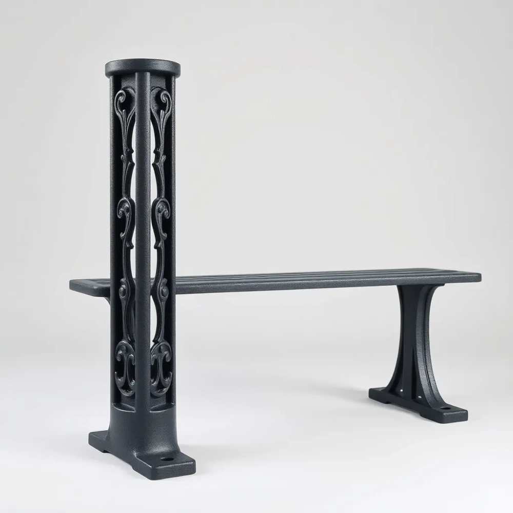 Nogi do ławki z oparciem