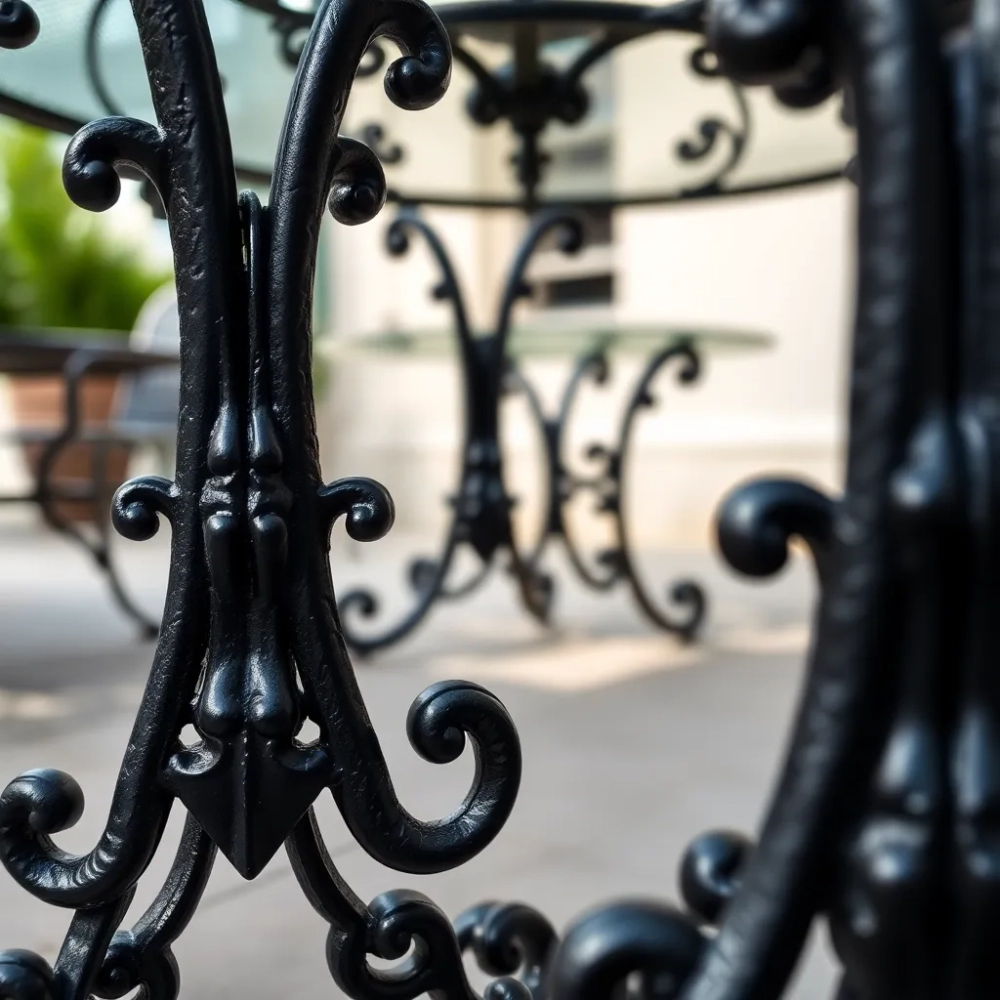 Nogi do stołu ogrodowego żeliwne