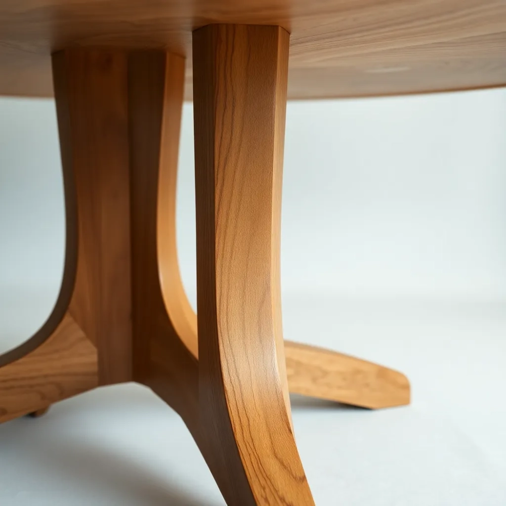 Nogi drewniane do stołu okrągłego