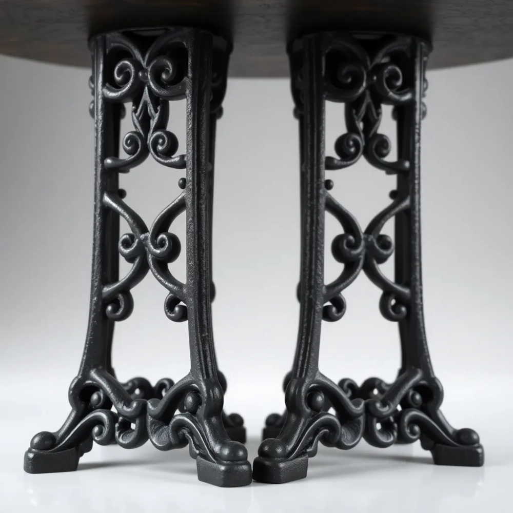 Nogi żeliwne do stołu