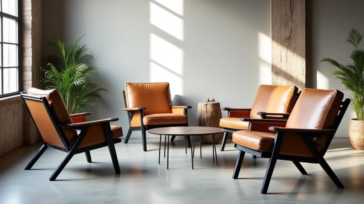 Nowoczesne krzesła loftowe