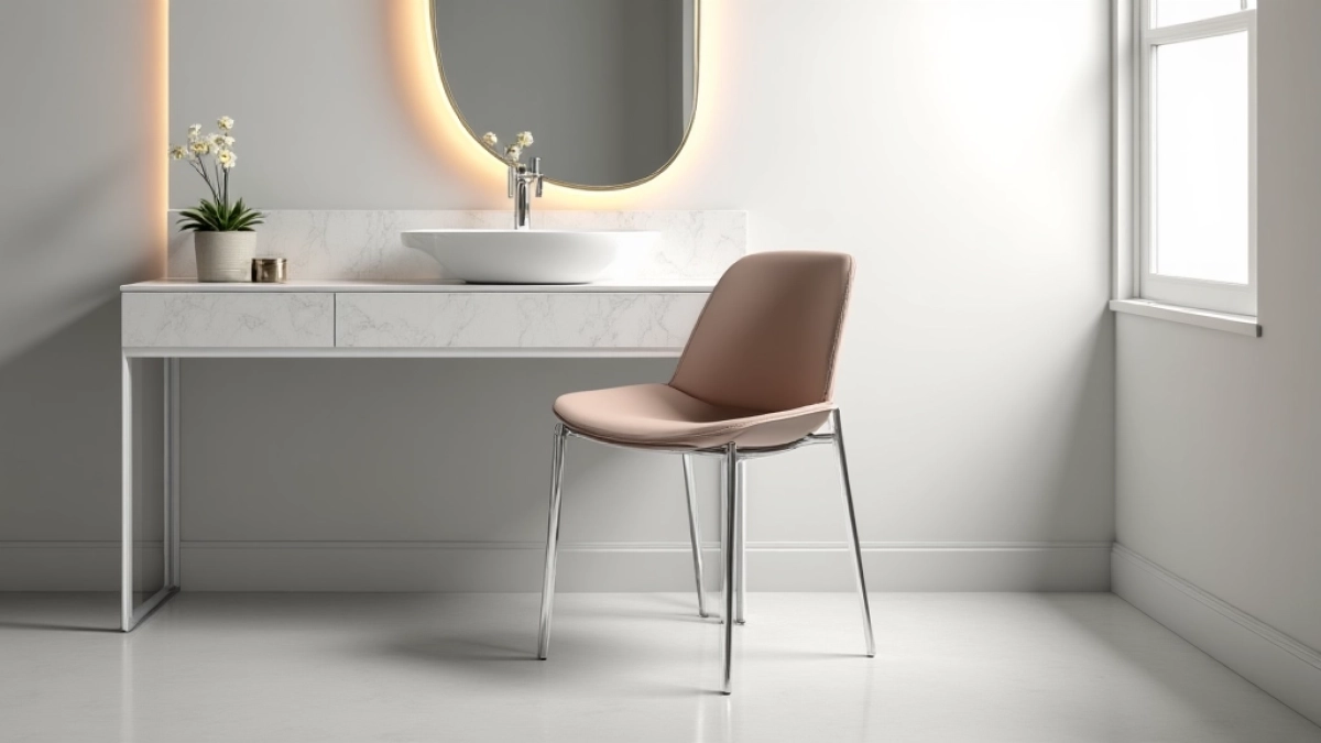 Nowoczesne krzesło do toaletki