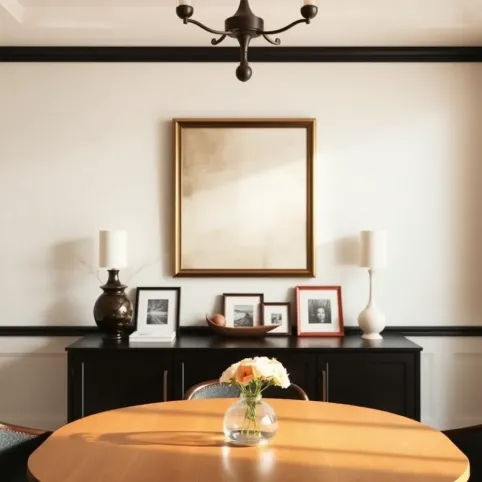 Co powiesić na ścianie nad stołem