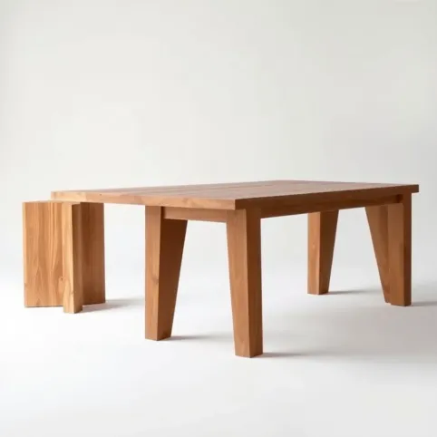 Drewniane nogi do ławy