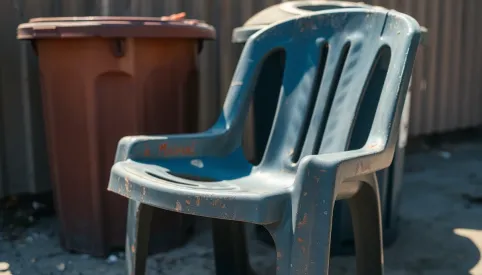 Gdzie wyrzucić plastikowe krzesło