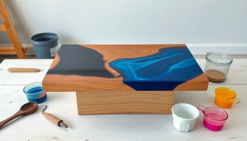 Jak Zrobić Stolik Kawowy Z Żywicy Epoksydowej