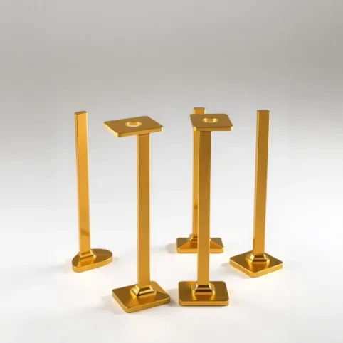 Nogi do biurka złote