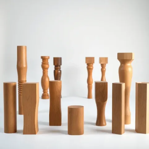 Nogi do mebli drewniane