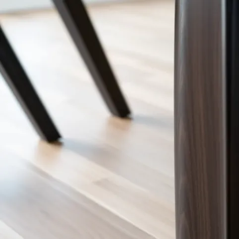 Nogi do stołu drewniane czarne