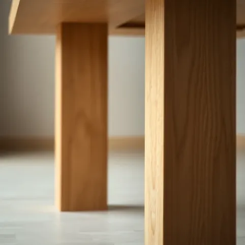 Nogi do stołu drewniane kwadratowe