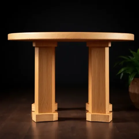 Nogi do stołu ogrodowego drewniane