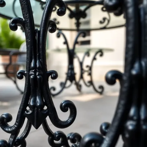 Nogi do stołu ogrodowego żeliwne