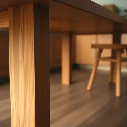 Nogi drewniane do stołu kuchennego