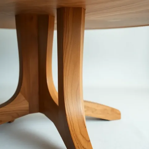 Nogi drewniane do stołu okrągłego