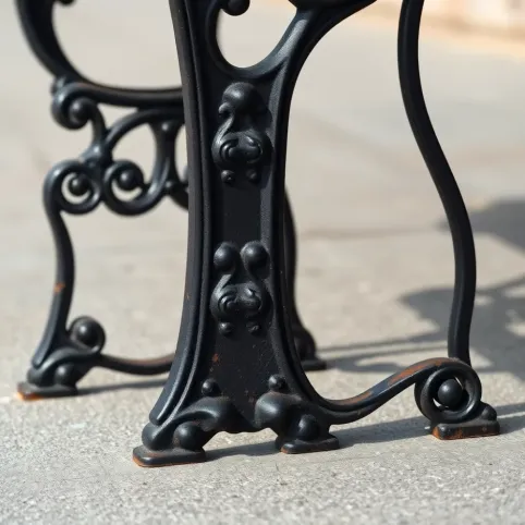 Nogi żeliwne do ławki prl