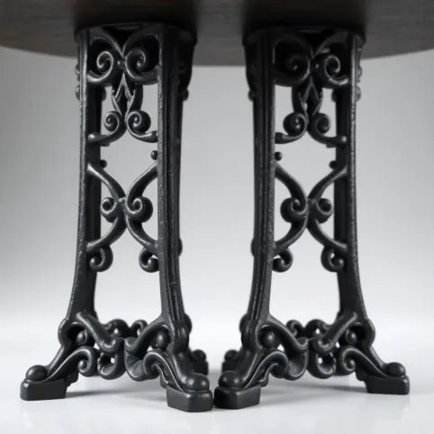 Nogi żeliwne do stołu