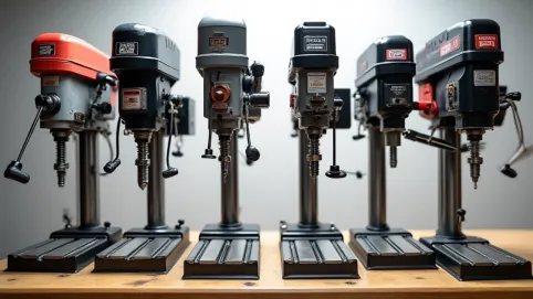 Rodzaje wiertarek stołowych