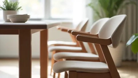 Wysokość siedziska krzesła do stołu