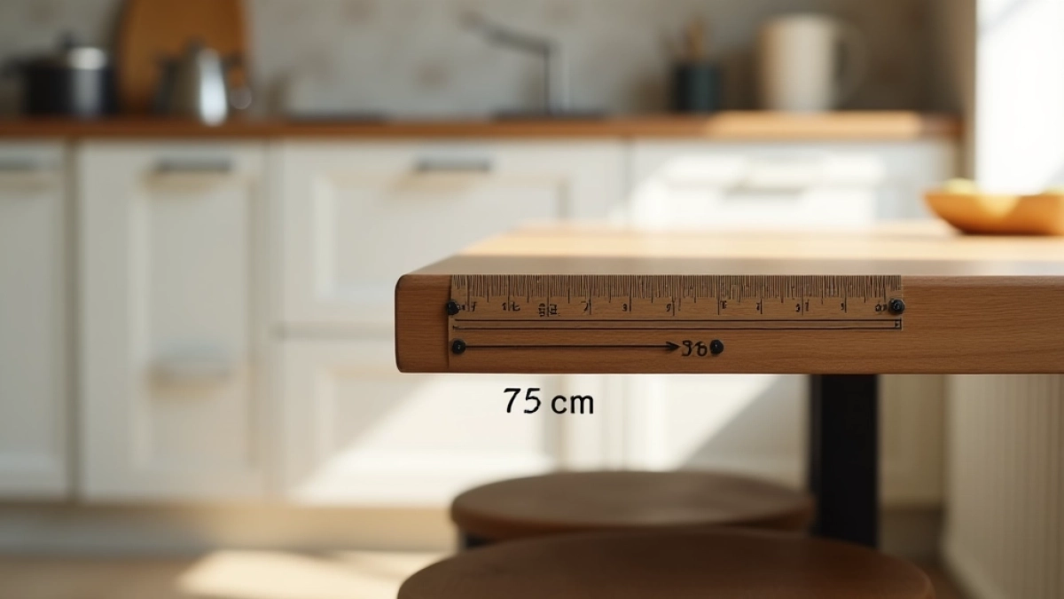 Wysokość stołu kuchennego
